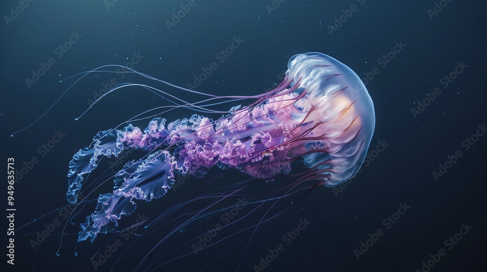 Glowing jellyfish wallpaper Glowing jellyfish wallpaper