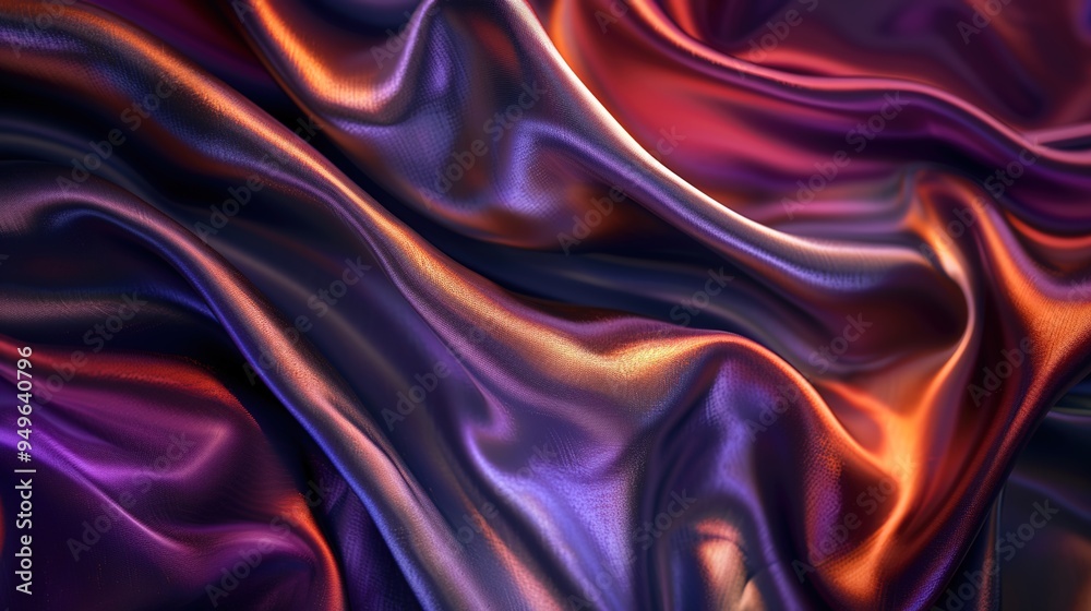 Fototapeta premium silk fabric pattern wallpaper