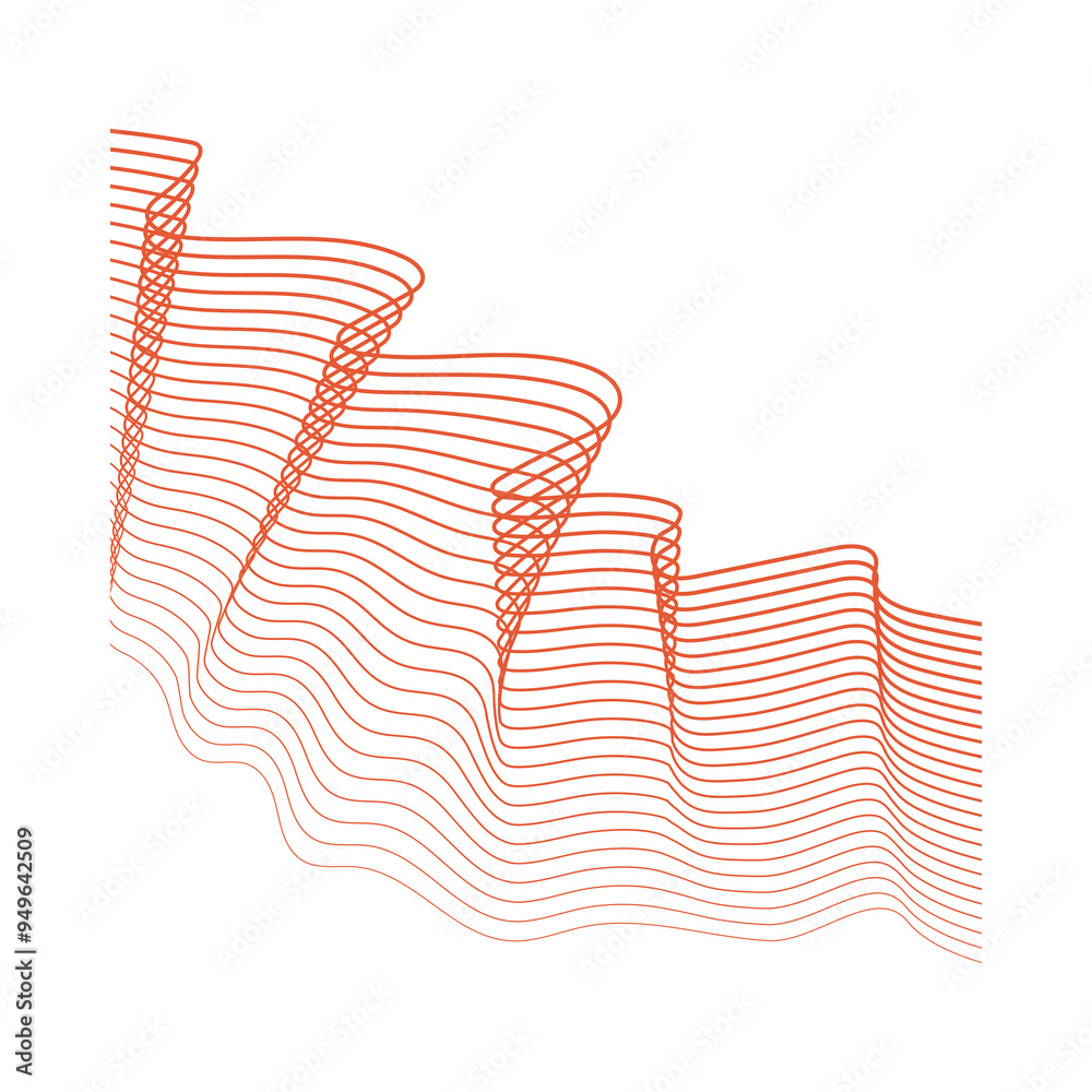 Fototapeta premium Abstract Line Decorative