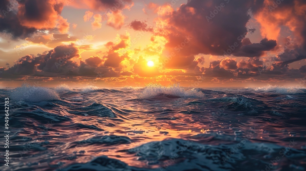 sunset over the sea wallpaper sunset over the sea wallpaper
