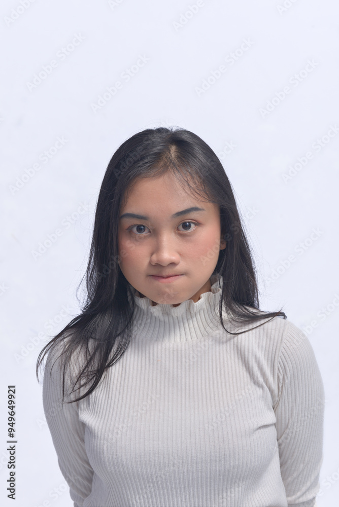 Young Asian Woman Poses and Face Expressions Young Asian Woman Poses and Face Expressions