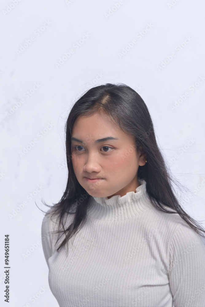 Young Asian Woman Poses and Face Expressions Young Asian Woman Poses and Face Expressions