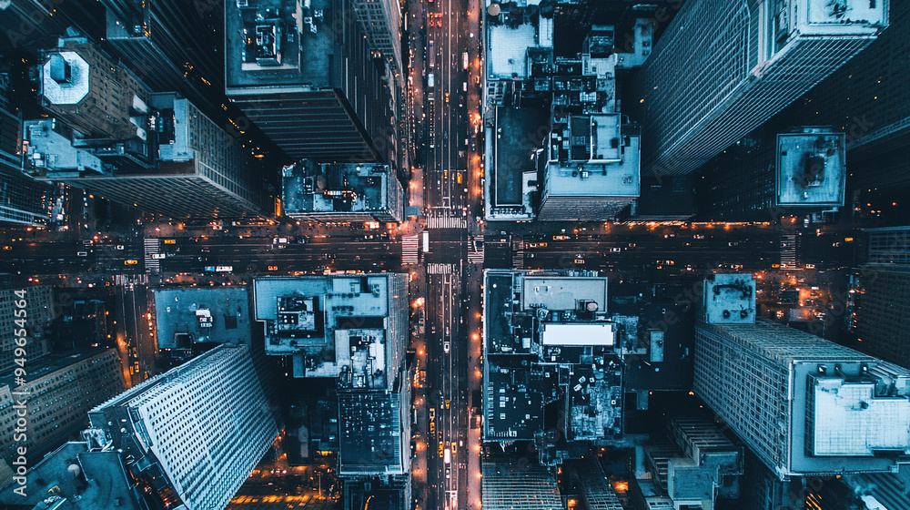 Aerial view of a bustling financial district filled with towering office buildings, banks, and busy streets, symbolizing economic activity, business growth, and the pulse of the corporate world. Aerial view of a bustling financial district filled with towering office buildings, banks, and busy streets, symbolizing economic activity, business growth, and the pulse of the corporate world.