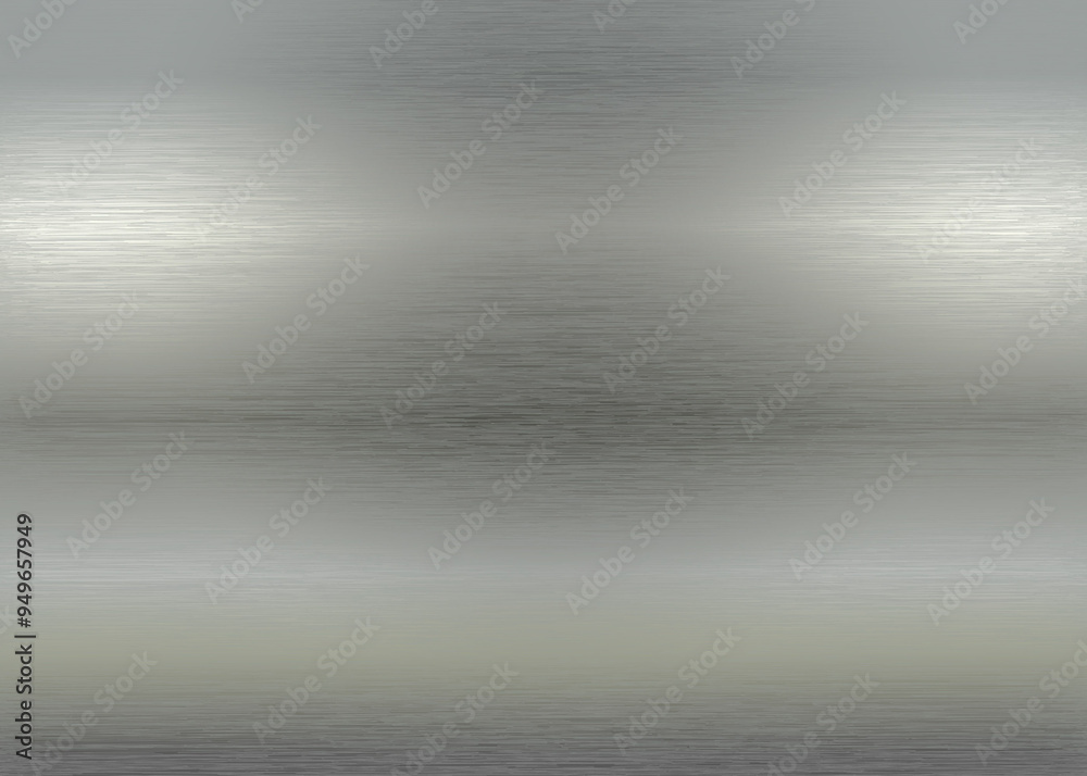 Metallic Silver Aluminum Surface Metallic Silver Aluminum Surface