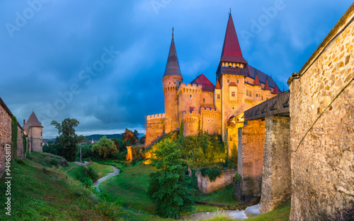 Corvin Castle (Castelul Corvinilor) or Hunyad Castle (Castelul Huniazilor) built arround 1446, Hunedoara, Transylvania, Romania