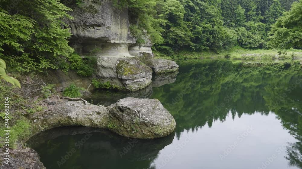 塔のへつりの風景動画 塔のへつりの風景動画