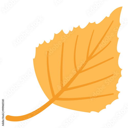 Orange Autumn Leaf