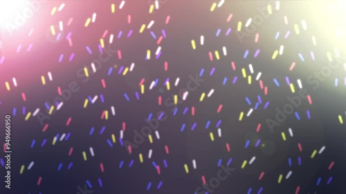 ライブ観客席　サイリウム　カラフル