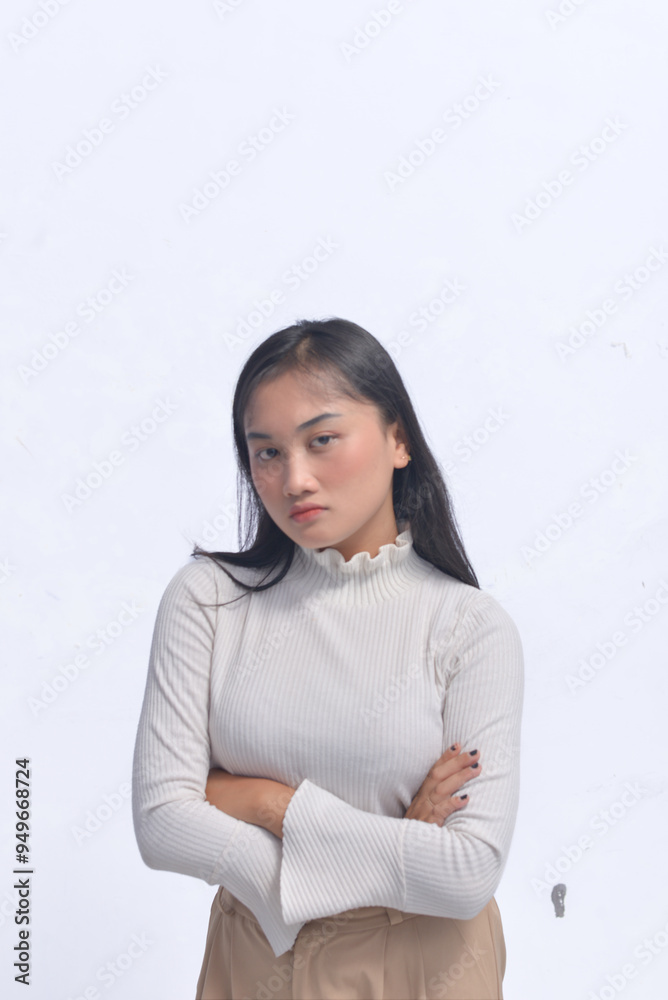 Young Asian Woman Poses and Face Expressions Young Asian Woman Poses and Face Expressions