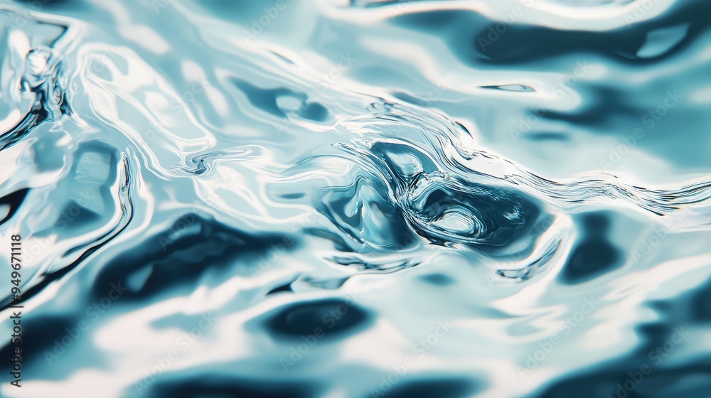 Abstract close-up of rippled water with gentle distortions creating a fluid, wavy effect on the surface.