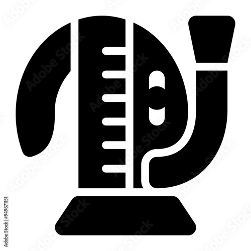 incentive spirometer, spirometer, lungs, medical, equipment solid or glyph icon