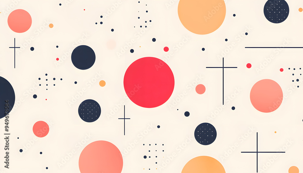 Repeating patterns of small, simple shapes like dots, crosses, or lines, spaced out across a solid background Repeating patterns of small, simple shapes like dots, crosses, or lines, spaced out across a solid background