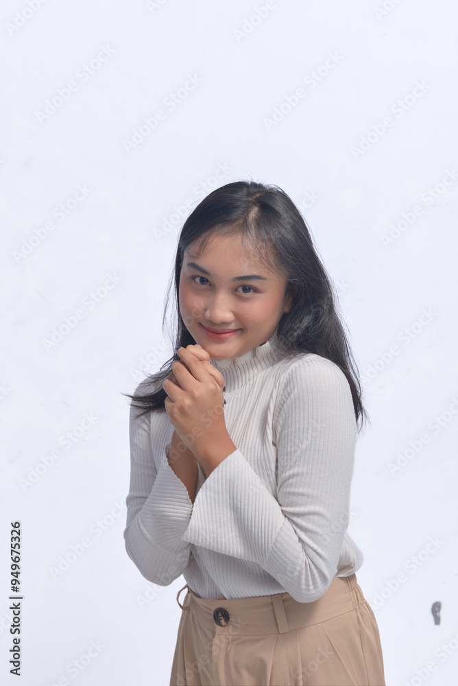 Young Asian Woman Poses and Face Expressions Young Asian Woman Poses and Face Expressions