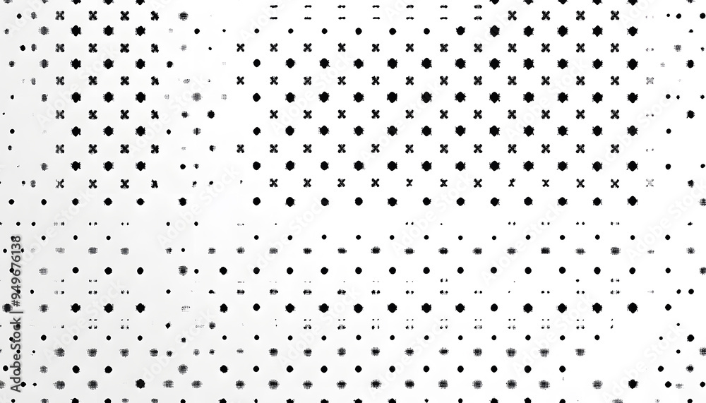 Repeating patterns of small, simple shapes like dots, crosses, or lines, spaced out across a solid background Repeating patterns of small, simple shapes like dots, crosses, or lines, spaced out across a solid background