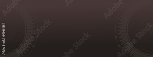 Dunkler Vektor Hintergrund mit angeschnittenen abstrakten Kreisen