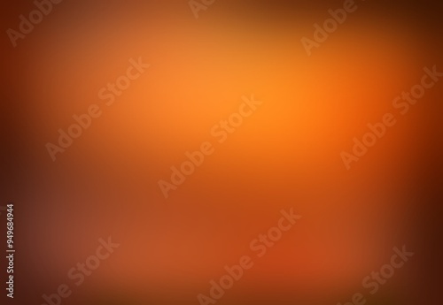 Dark gold smooth surface texture. Orange empty simple blur background graphic.