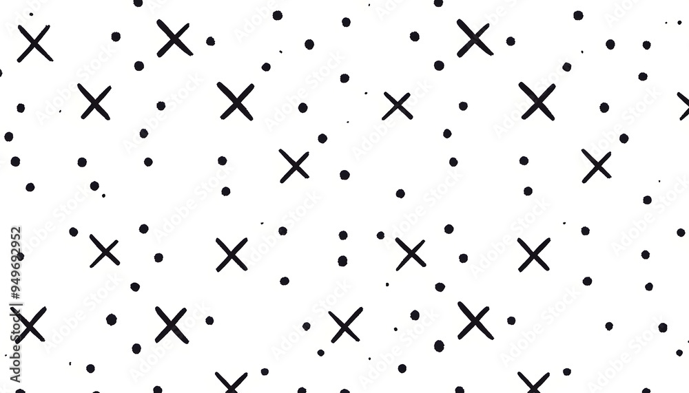 Repeating patterns of small, simple shapes like dots, crosses, or lines, spaced out across a solid background Repeating patterns of small, simple shapes like dots, crosses, or lines, spaced out across a solid background