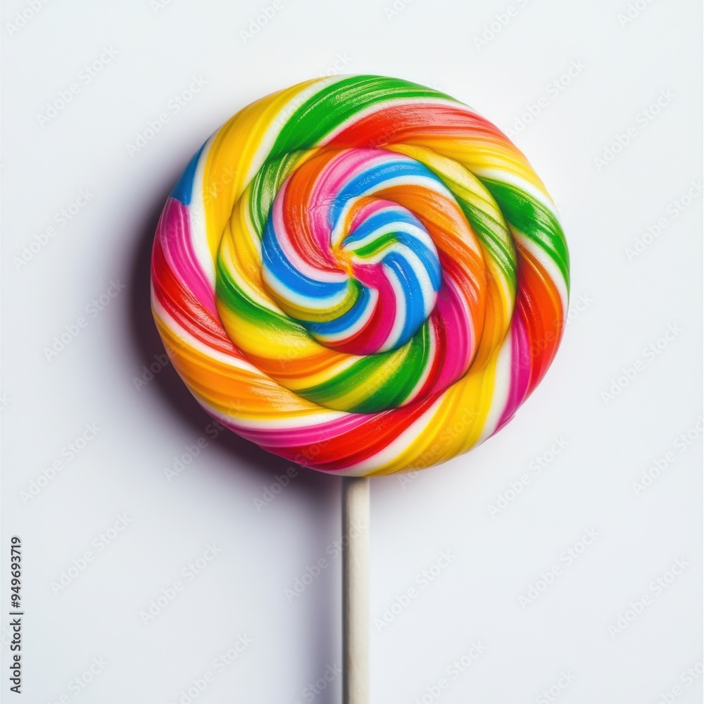 lollipop on a white background lollipop on a white background