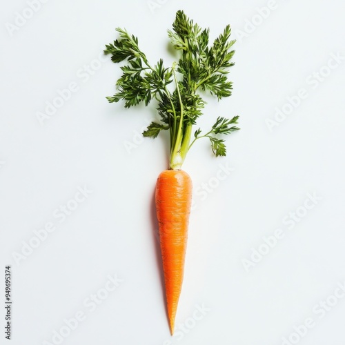 Carrot on a white background