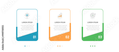 Rectangular flowchart for presentations. Modern infographics reflecting the process, stages, stages, timeline