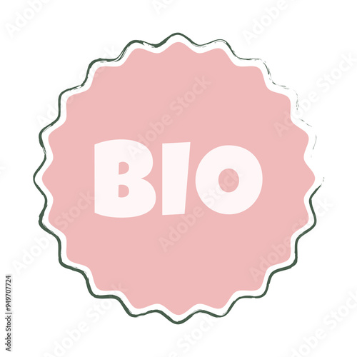 Bio, vegetarian, gmo free, eco label. Organic icon. Eco food badge, stamp. Healthy food sticker. Templates for natural friendly produckts. Vector illustration.