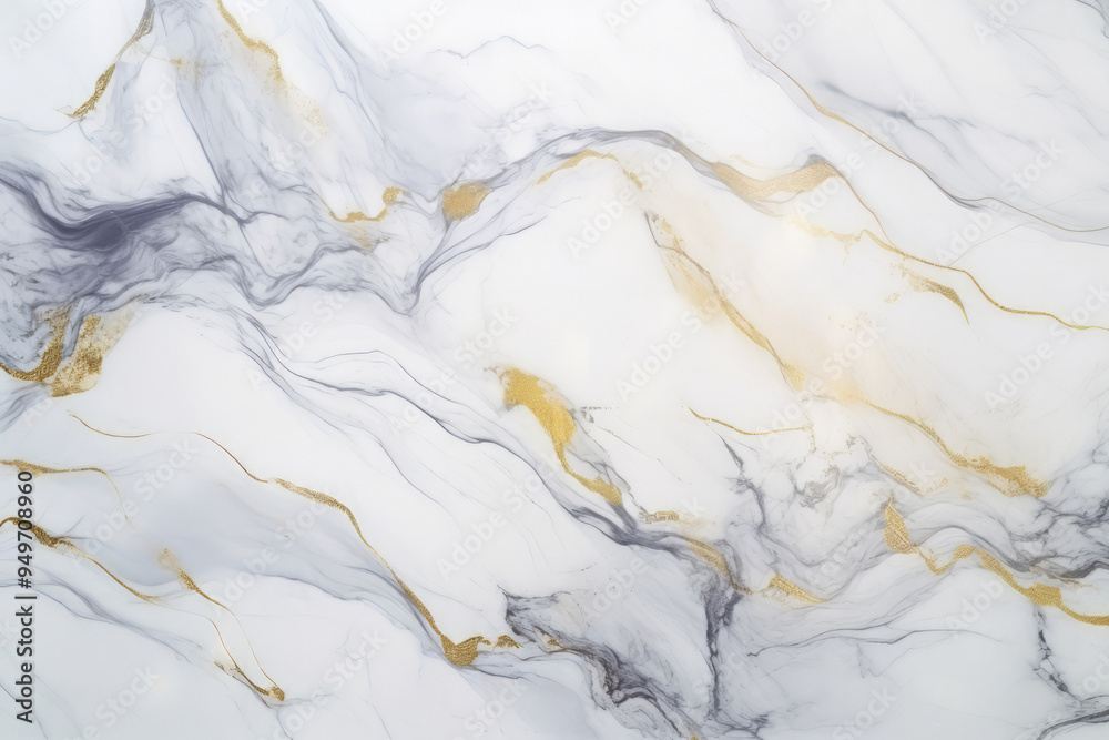 Naklejka premium Processed collage of white and gold marble texture. Background for banner, backdrop or texture