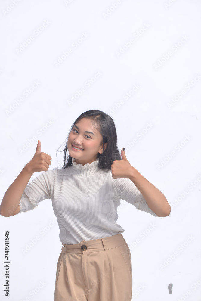 Young Asian Woman Poses and Expressions Young Asian Woman Poses and Expressions