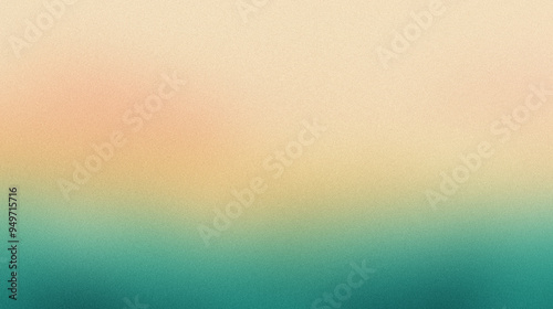 Abstract watercolor landscape. Soft, layered watercolor background with shades of peach, gold, and teal. Represents a peaceful, serene atmosphere.