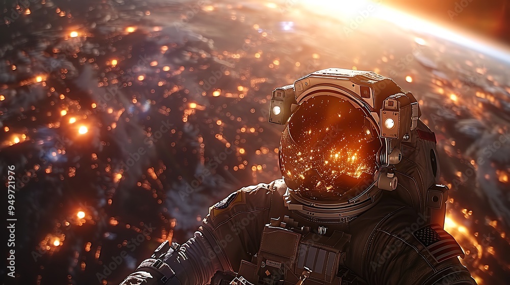 A breathtaking shot of an astronaut in the vastness of space, sending their last transmission from the edge of the solar system, with the spacecraft illuminated only by the glow of distant stars, A breathtaking shot of an astronaut in the vastness of space, sending their last transmission from the edge of the solar system, with the spacecraft illuminated only by the glow of distant stars,