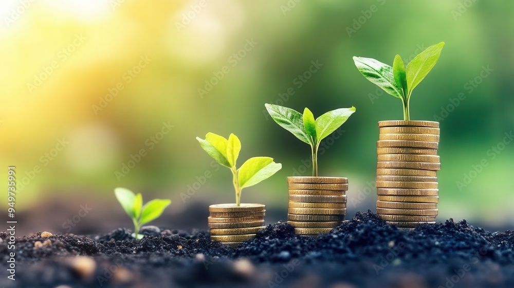 Finance portfolio, digital portfolio with varied investments Finance portfolio, digital portfolio with varied investments