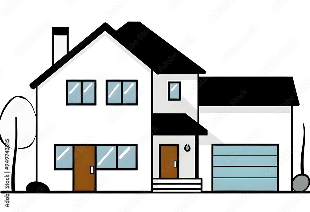 illustration of house illustration of house