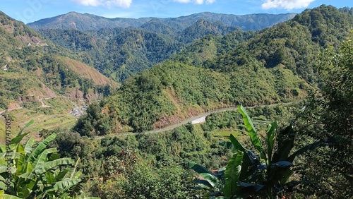 Kibungan is a municipality in the province of Benguet, Philippines, known for its rugged mountainous terrain, scenic landscapes, and traditional highland villages. photo