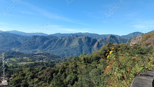 Kibungan is a municipality in the province of Benguet, Philippines, known for its rugged mountainous terrain, scenic landscapes, and traditional highland villages. photo