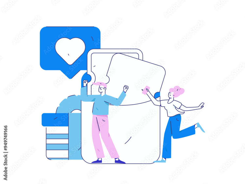 Use red envelopes to attract new customers and promote activity. Flat vector character concept illustration
Use red envelopes to attract new customers and promote activity. Flat vector character concept illustration
