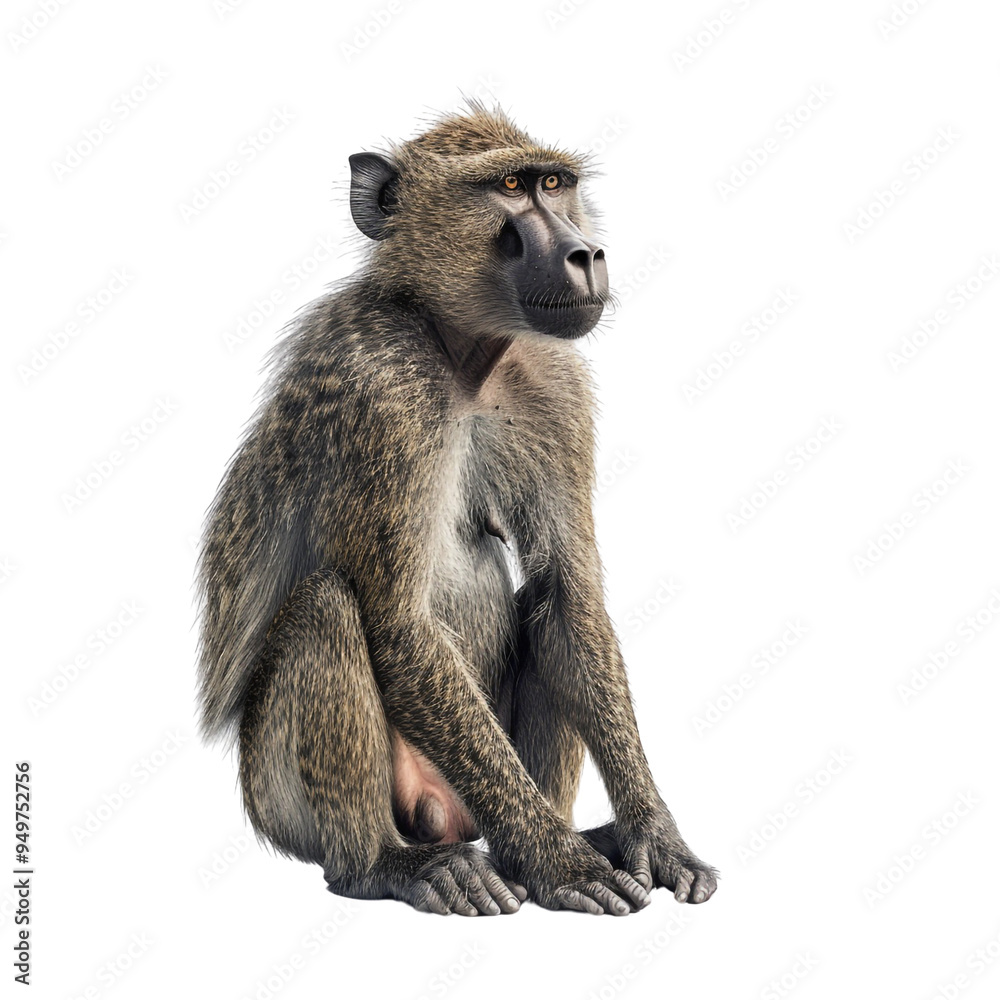A Close-Up View of a Baboon A Close-Up View of a Baboon