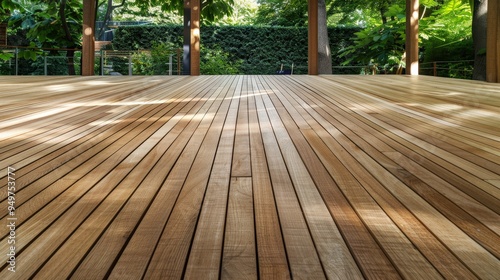 Bois Plancher Brut. Raw Organic Forest Flooring with Parquet Paneling photo