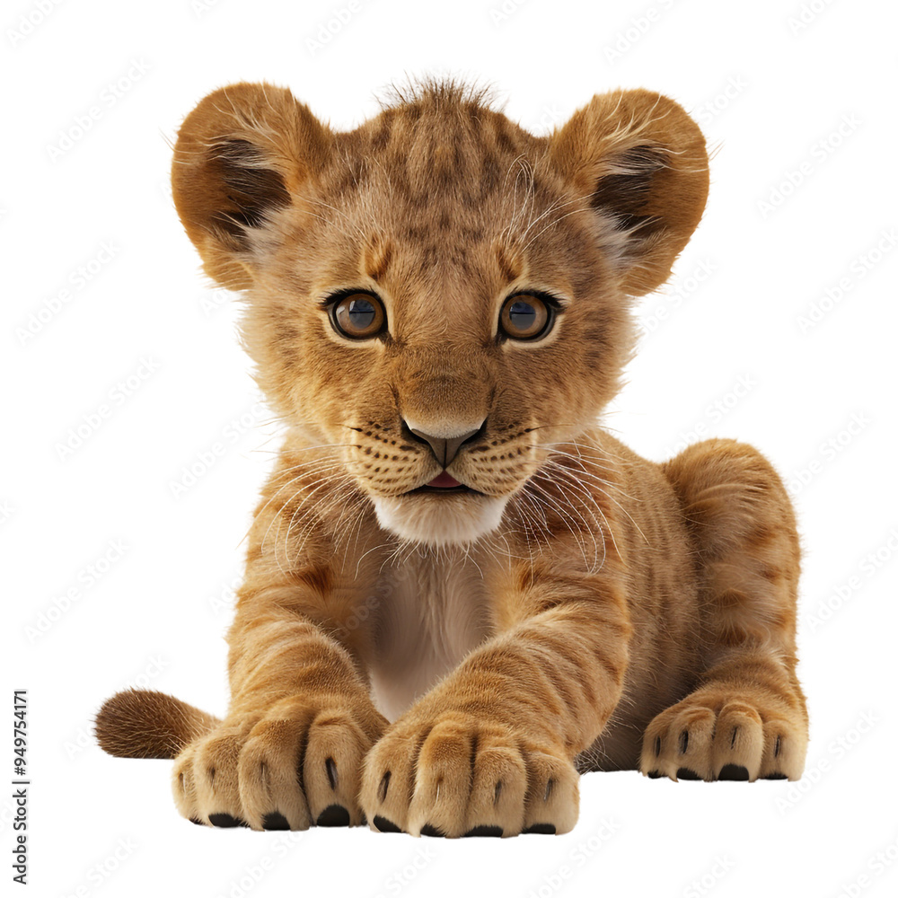 Adorable Lion Cub Adorable Lion Cub