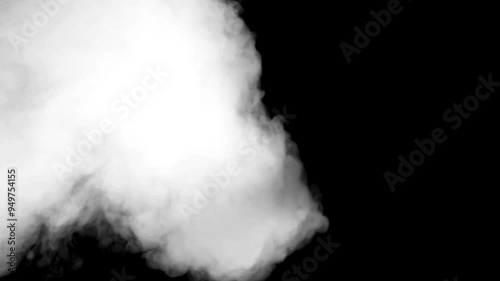Motion Graphic Animated Design Art Background of Smoke Overlay