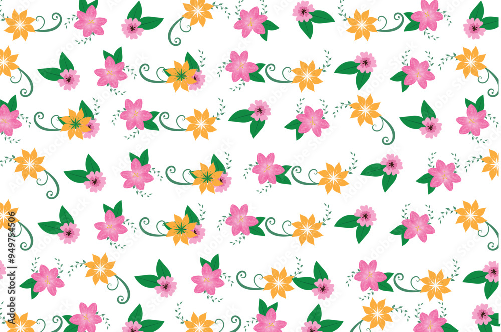 floral pattern, flat background design, flower design floral pattern, flat background design, flower design
