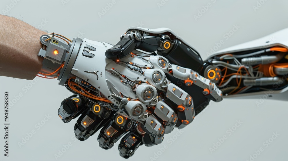 Robotic Handshake - Human and AI Collaboration Robotic Handshake - Human and AI Collaboration