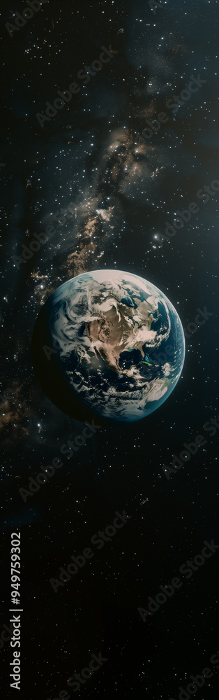 Fototapeta premium Earth in space 
