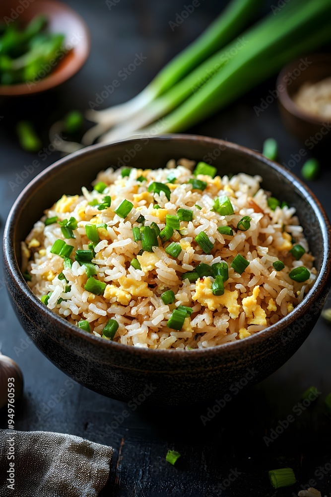 Egg Fried Rice - A simple and flavorful rice dish stir-fried with scrambled eggs, scallions, and soy sauce.. Egg Fried Rice - A simple and flavorful rice dish stir-fried with scrambled eggs, scallions, and soy sauce..
