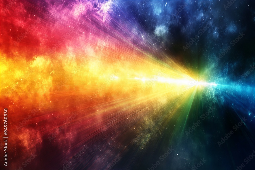 Colorful prismatic light effect abstract background with vibrant rainbow patterns and textures in modern art design, new beautiful stock image illustration AI Colorful prismatic light effect abstract background with vibrant rainbow patterns and textures in modern art design, new beautiful stock image illustration AI