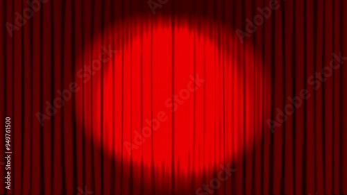 Red Curtain Opening Teathre
