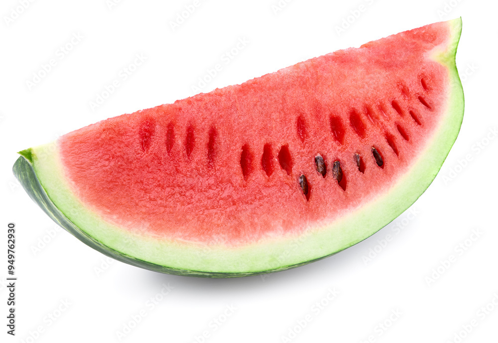 Sliced ripe watermelon isolated on white background. clipping path Sliced ripe watermelon isolated on white background. clipping path