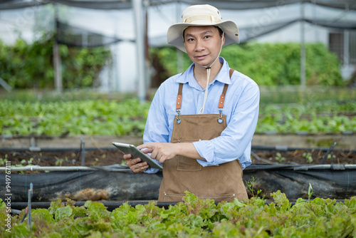 Young agriculturists are selecting vegetables to check their quality for sale in their small-scale business.