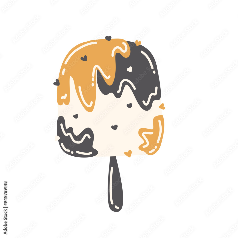 Icons images line pictures ice cream illustration stamp stickers Icons images line pictures ice cream illustration stamp stickers