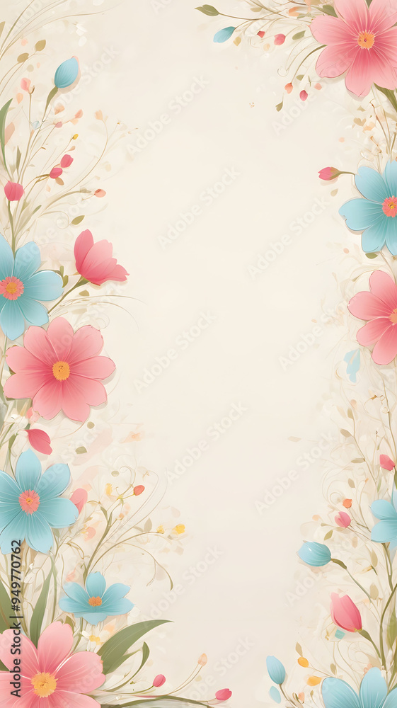 Naklejka premium pink rose background