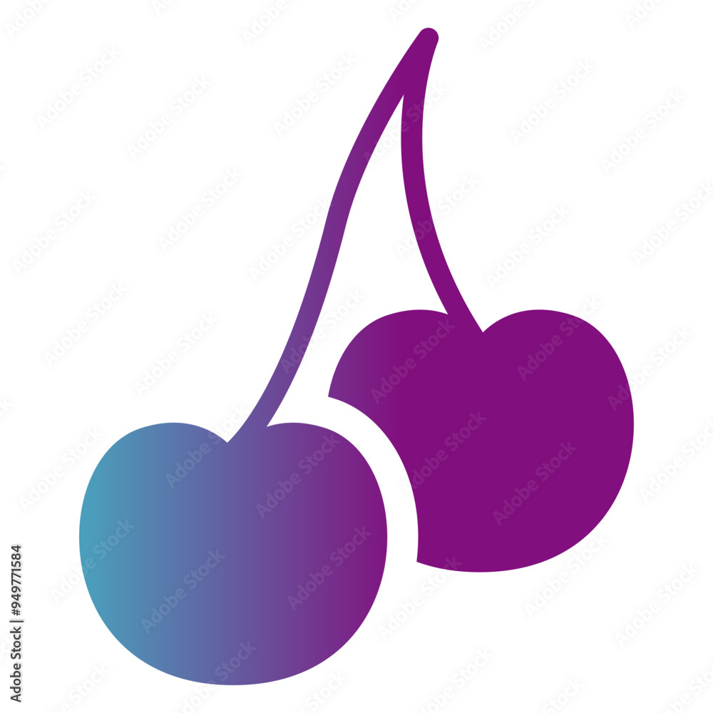 illustration of an cherry illustration of an cherry