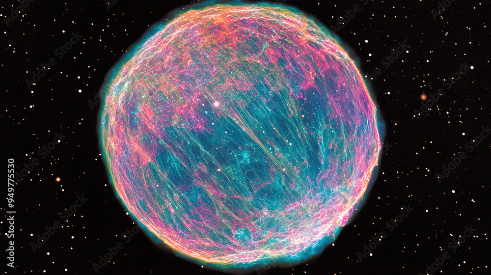 Explosión de Supernova Brillante y Poderosa en el Espacio Profundo ...